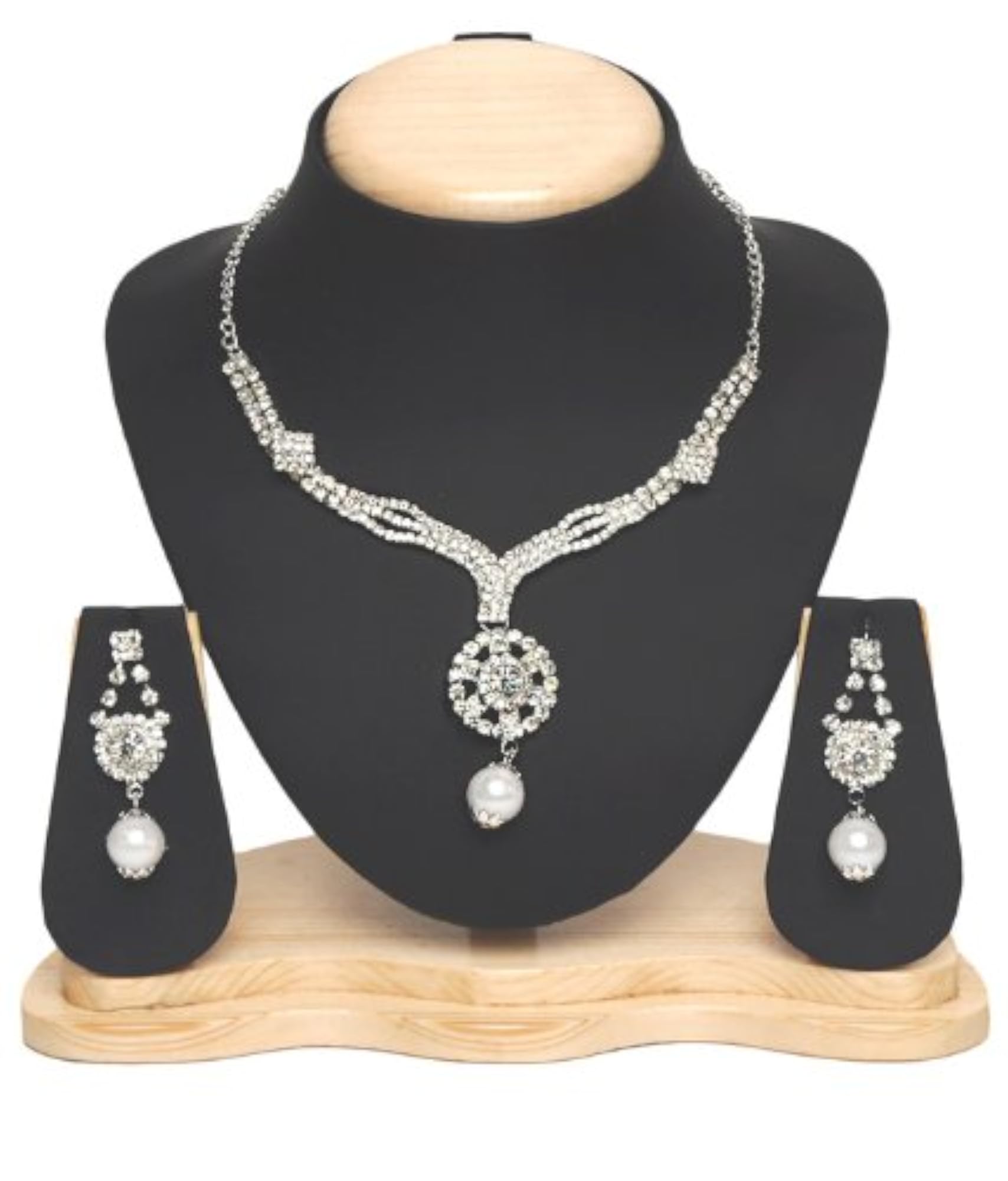 Circular Drop Necklace Set